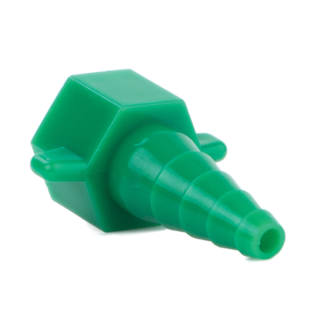 Green DISS Barbed Fitting