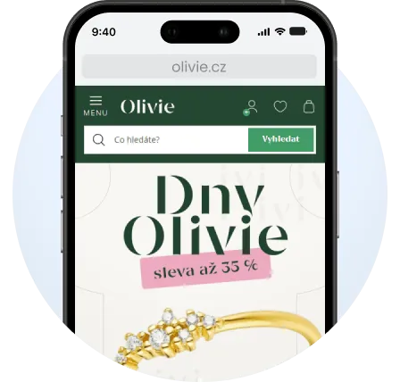 Domovská stánka Olivie.cz