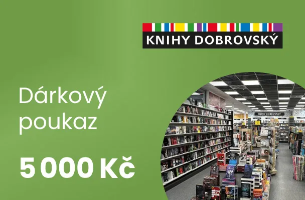Dárkový poukaz v hodnotě 5 000 Kč na nákup v Knihy Dobrovský