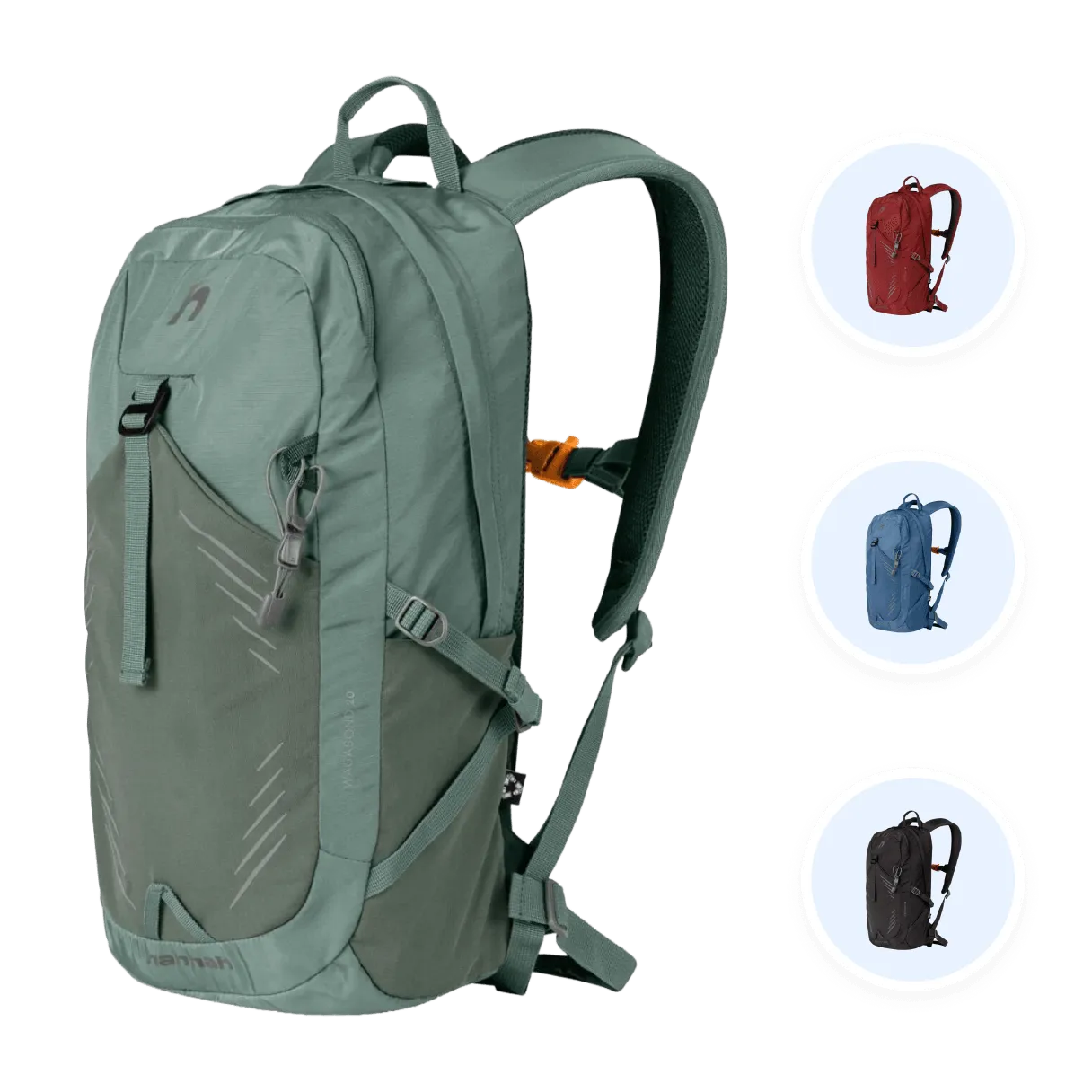 Maskoti mozek a srdce s batohy Hannah Camping Wagabond ze Sportovny