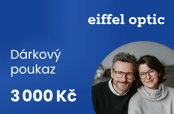 Dárkový poukaz v hodnotě 5 000 Kč do Eiffel Optic