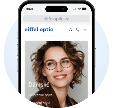 Úvodní stránka eiffeloptic.cz