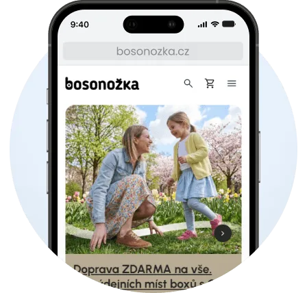 Úvodní stránka Bosonožka.cz