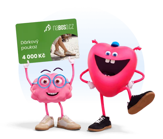 Maskoti mozek a srdce si užívají barefoot boty z naBOSo