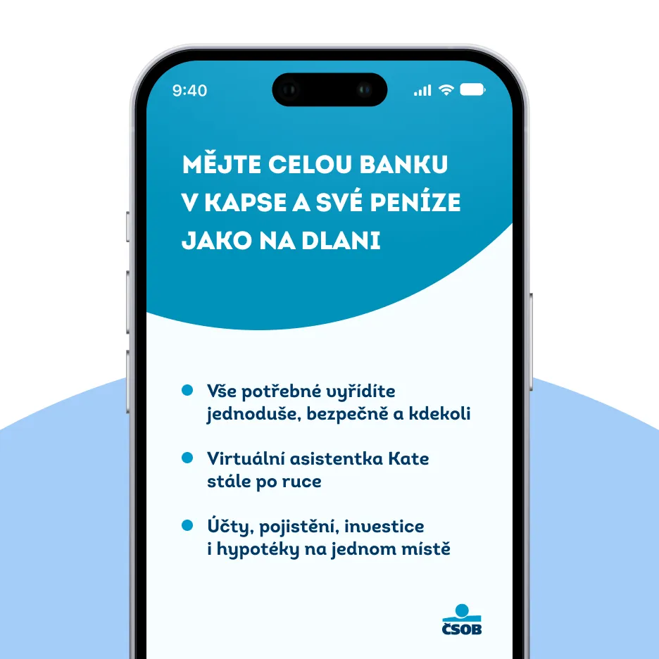 ČSOB Smart – bankovní aplikace