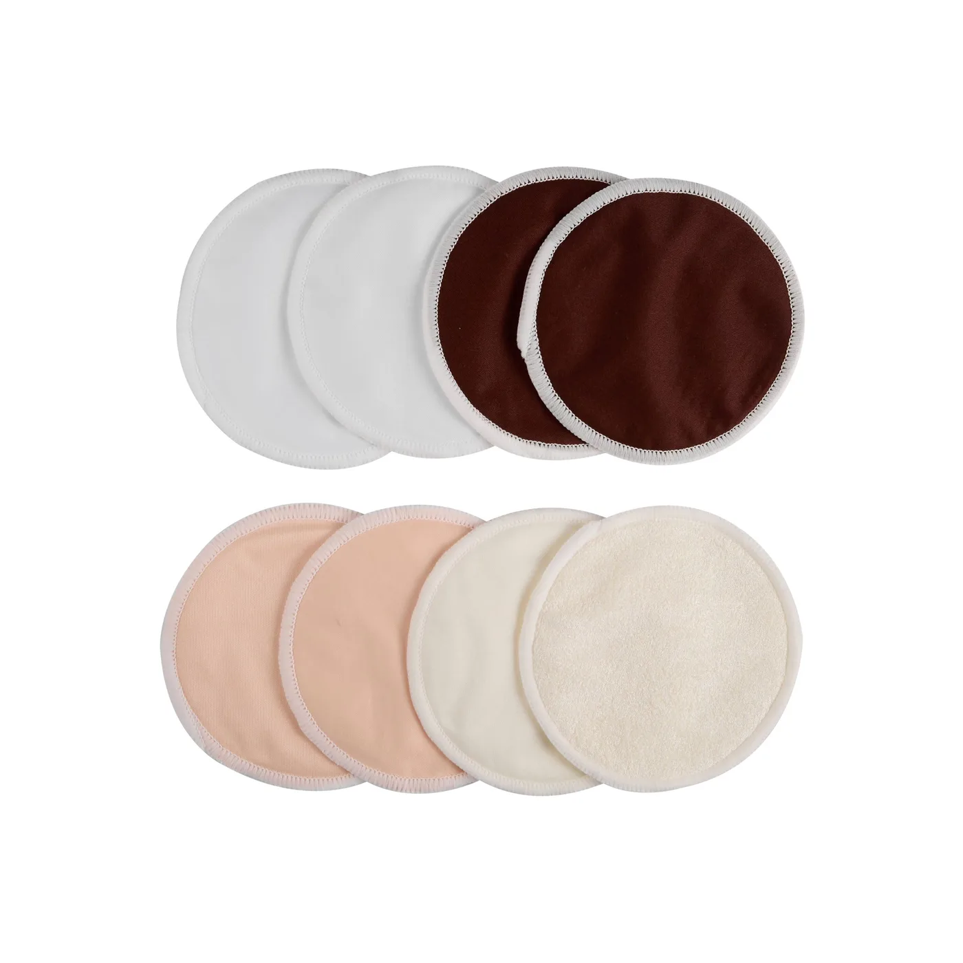 Fraupow Reusable Nursing Pads, an 8 pack of washable bamboo breast pads