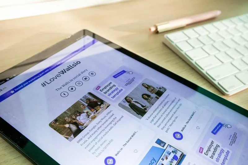 Ein Marken-Social-Media-Hub für Walls.io