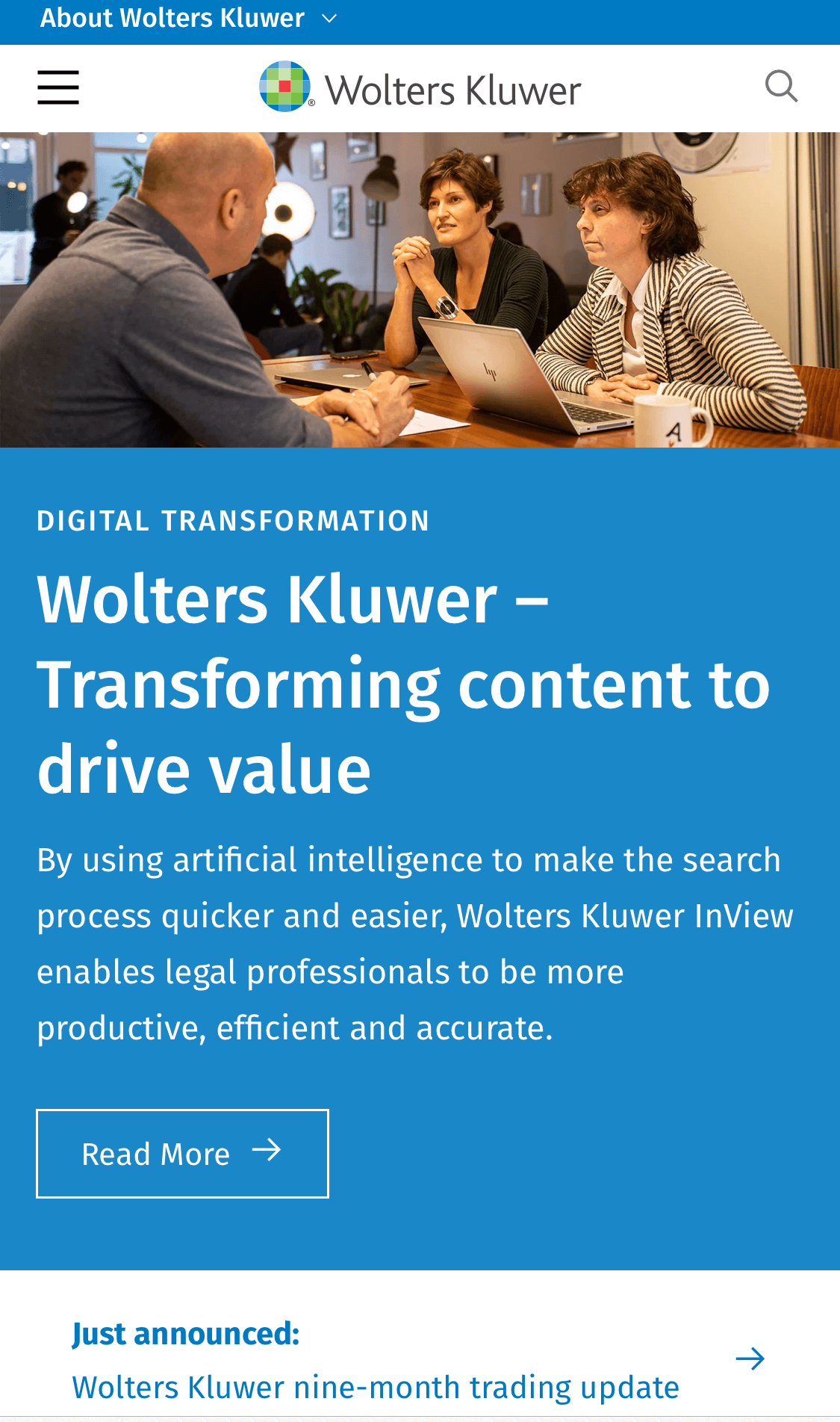 wolters kluwer mobile commerce
