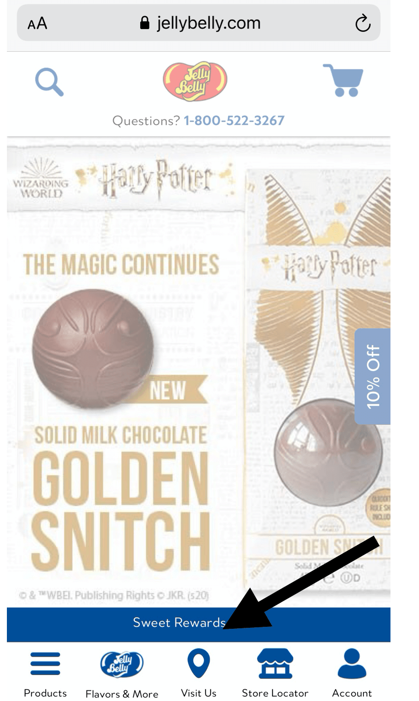 Jelly belly mobile commerce