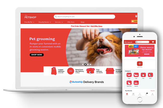 dubai pet food website