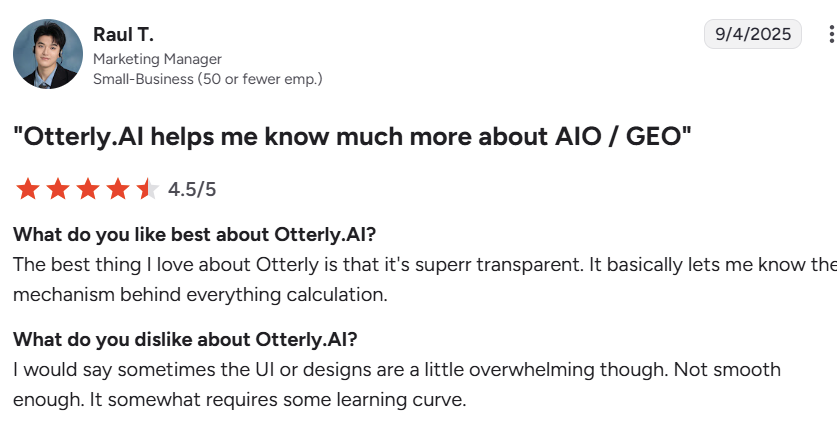 Otterly AI review