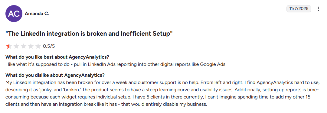 AgencyAnalytics Review