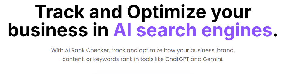 AI Rank Checker