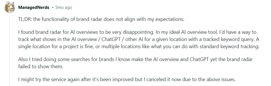 ahrefs Customer reviews