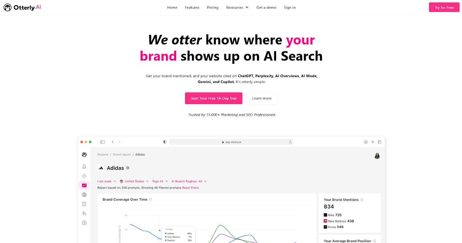 Otterly.AI: Best for Budget-Friendly AI Mode Visibility Tracking