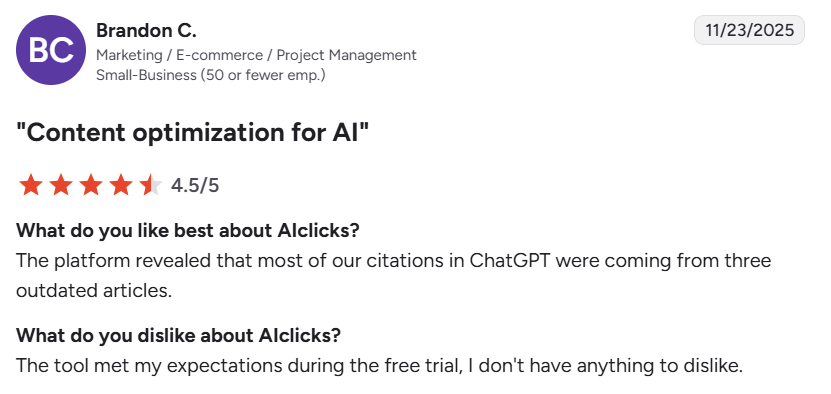 AIclicks review