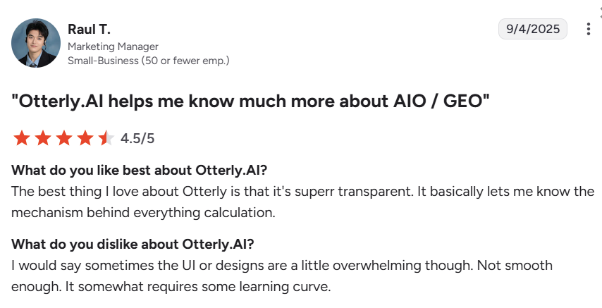 Otterly AI review