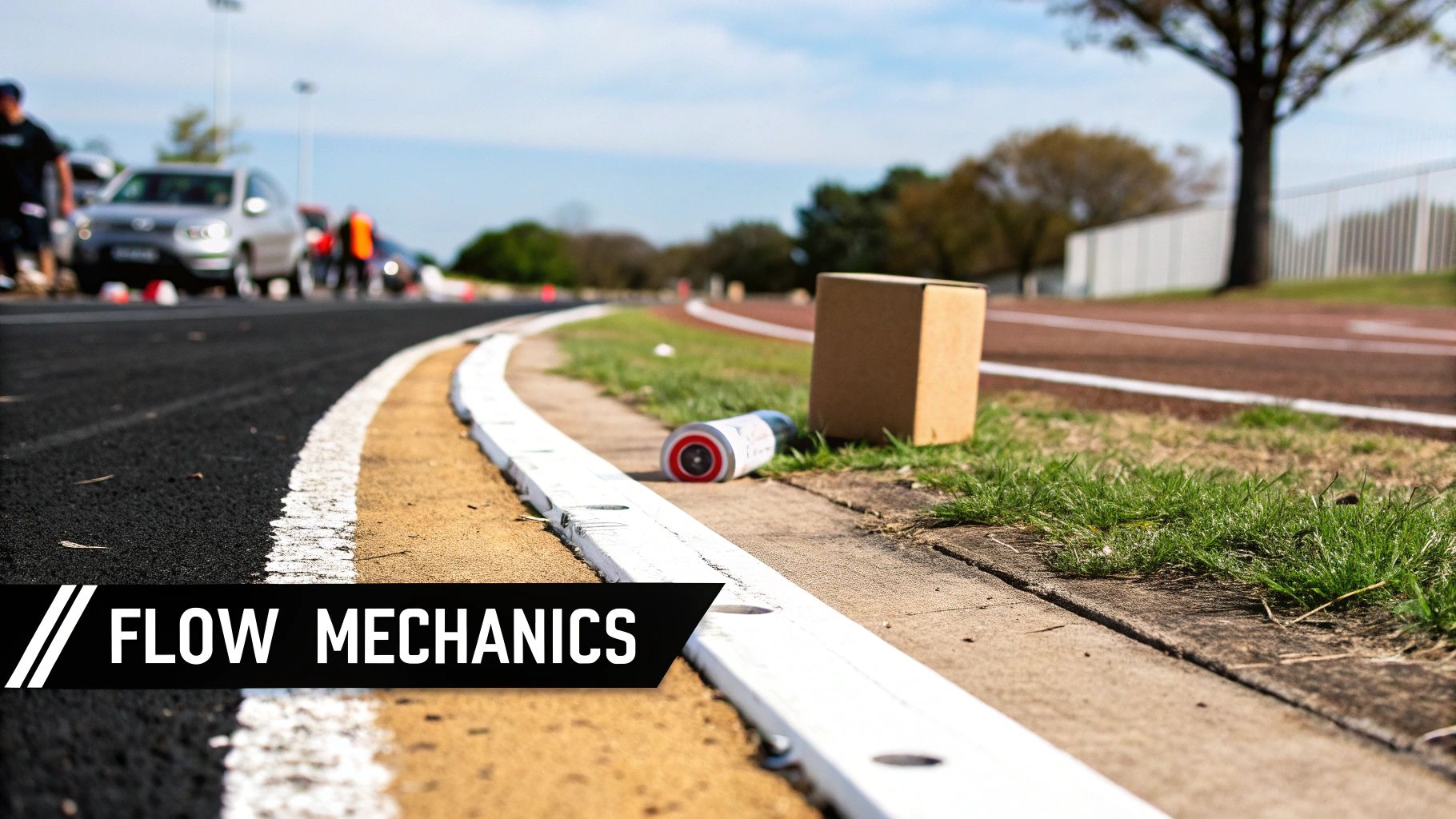 Gravity flow rack components