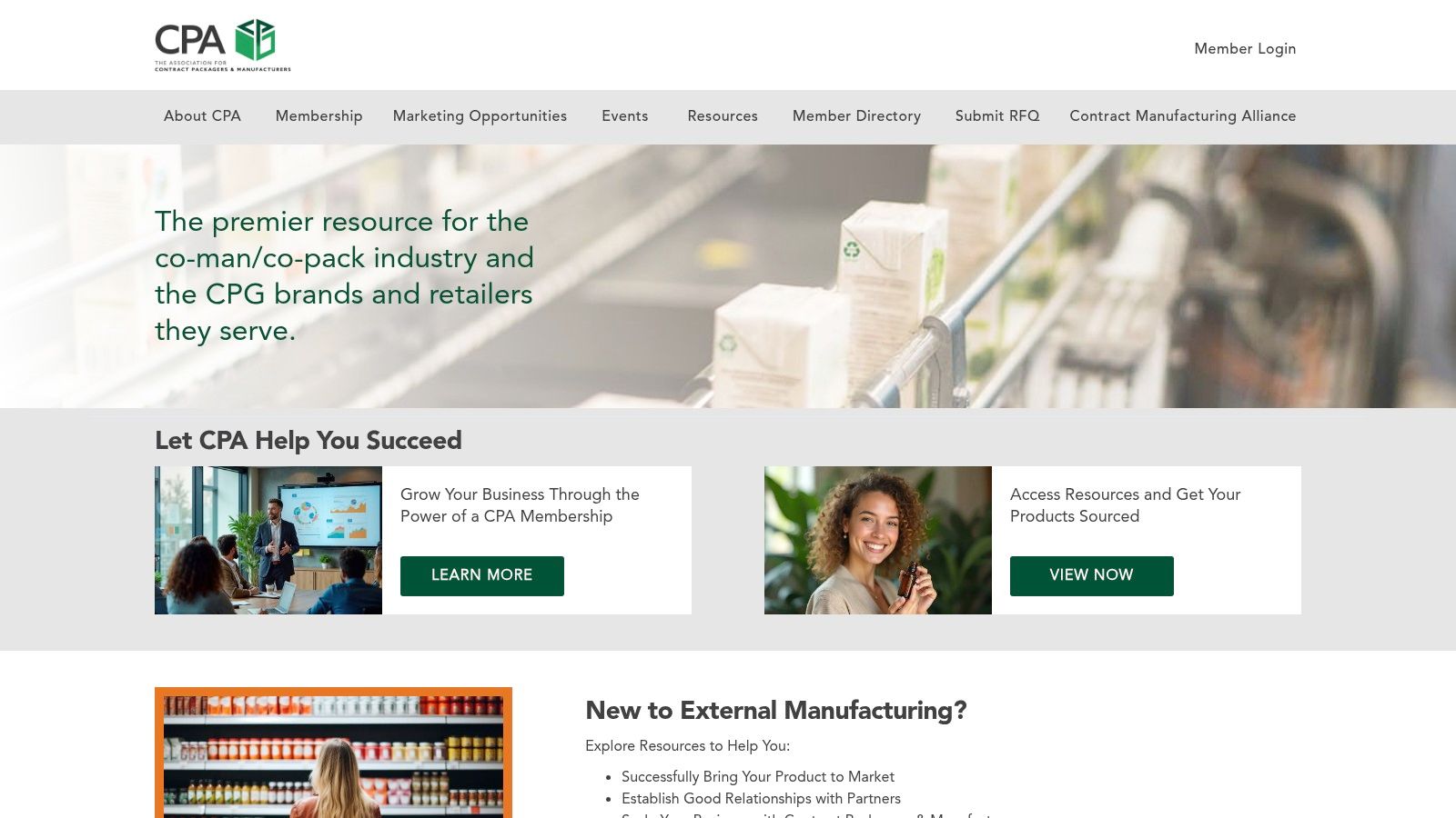 Contract Packaging Association (CPA)