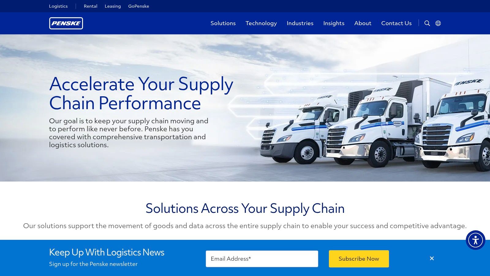 Penske Logistics – Automotive Logistics Services