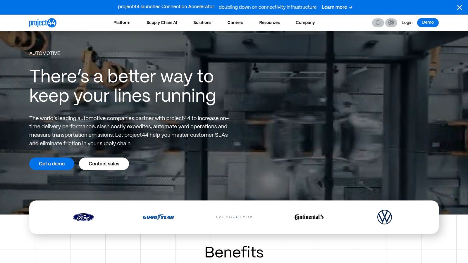 project44 – Automotive Supply Chain Visibility Platform