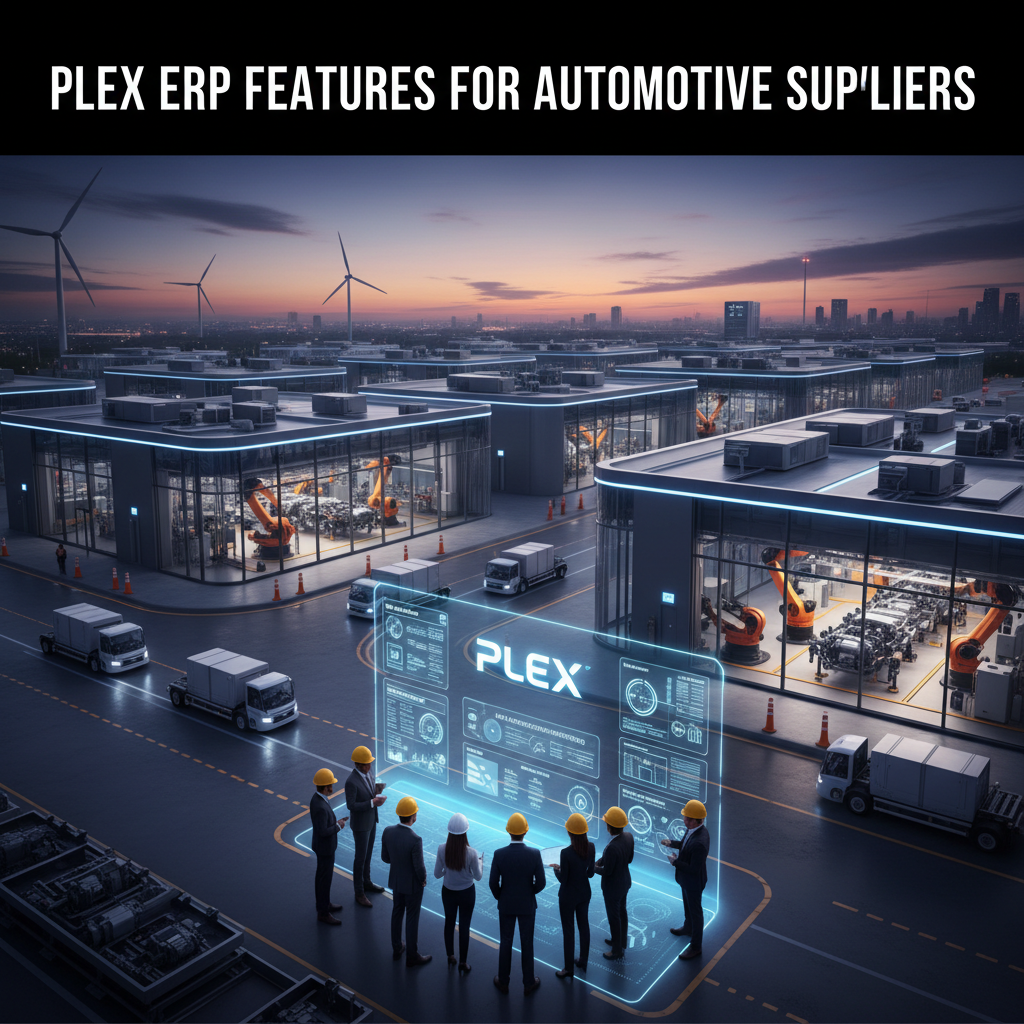 Plex ERP Features for Automotive Suppliers in 2026