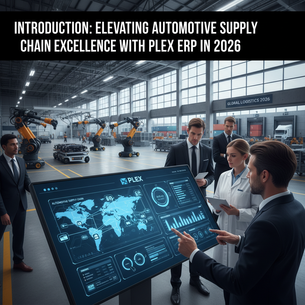 Plex ERP Features for Automotive Suppliers in 2026