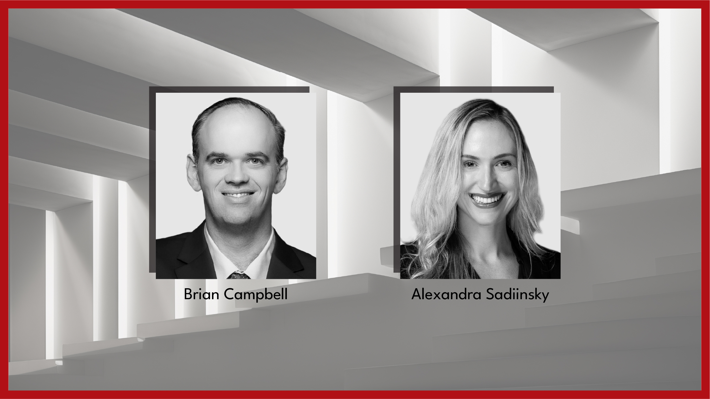 Brian Campbell and Alexandra Sadinsky