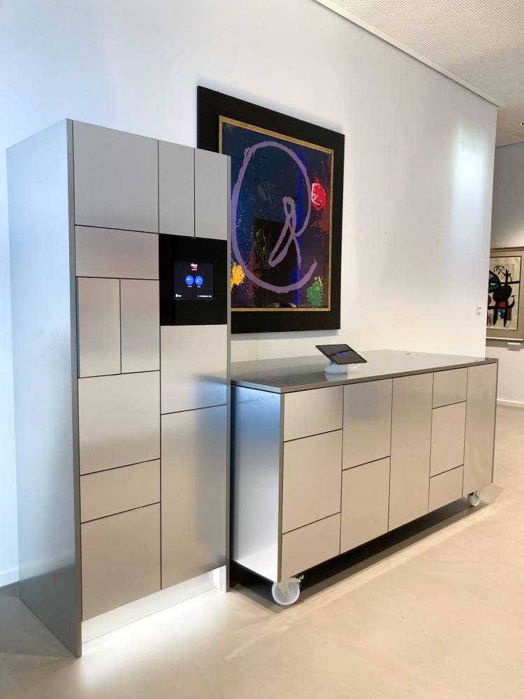Parcel lockers for automated package delivery