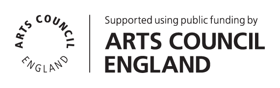 Supported using public funding by Arts Council England