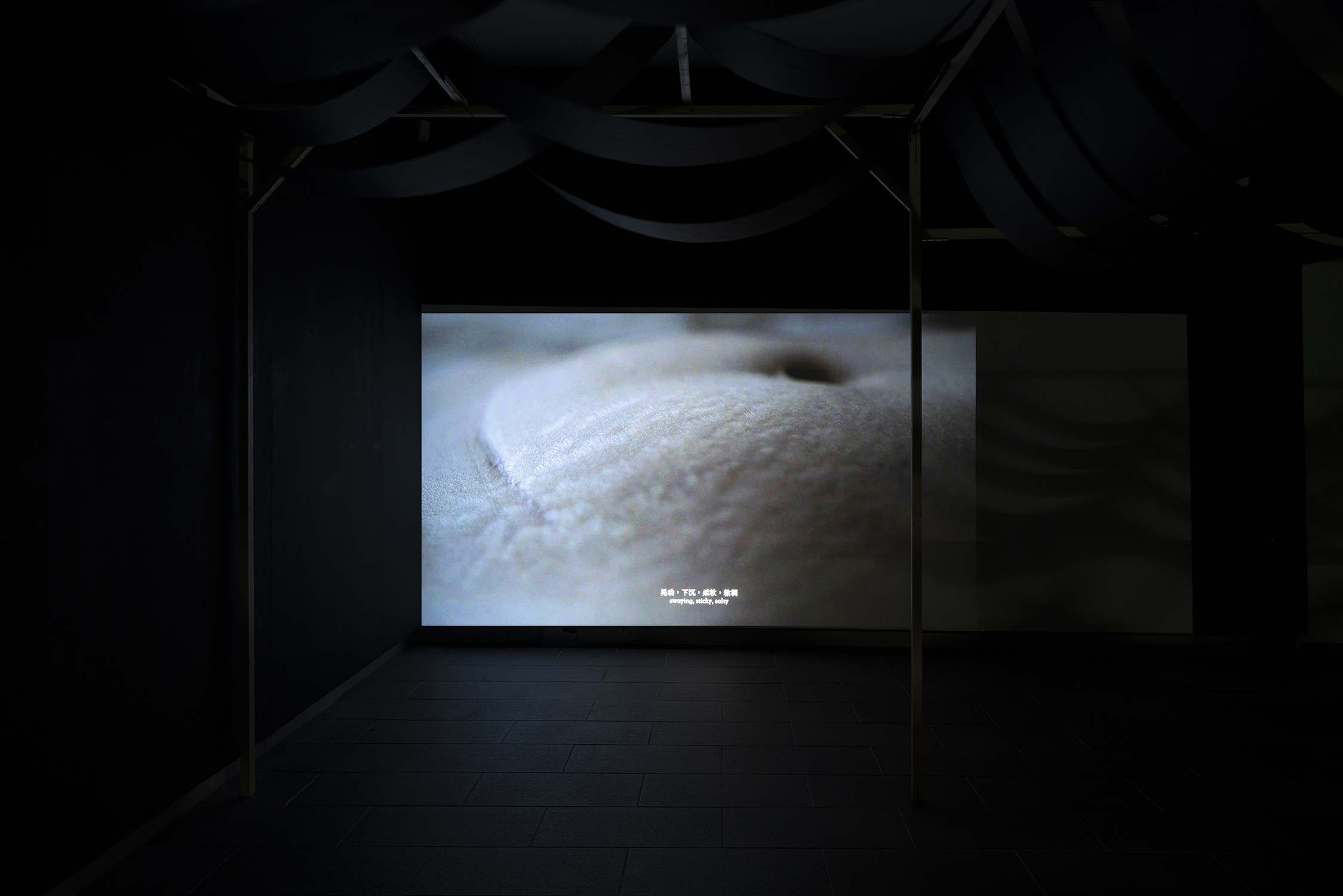 Open studio view at esea contemporary, courtesy of the artist.