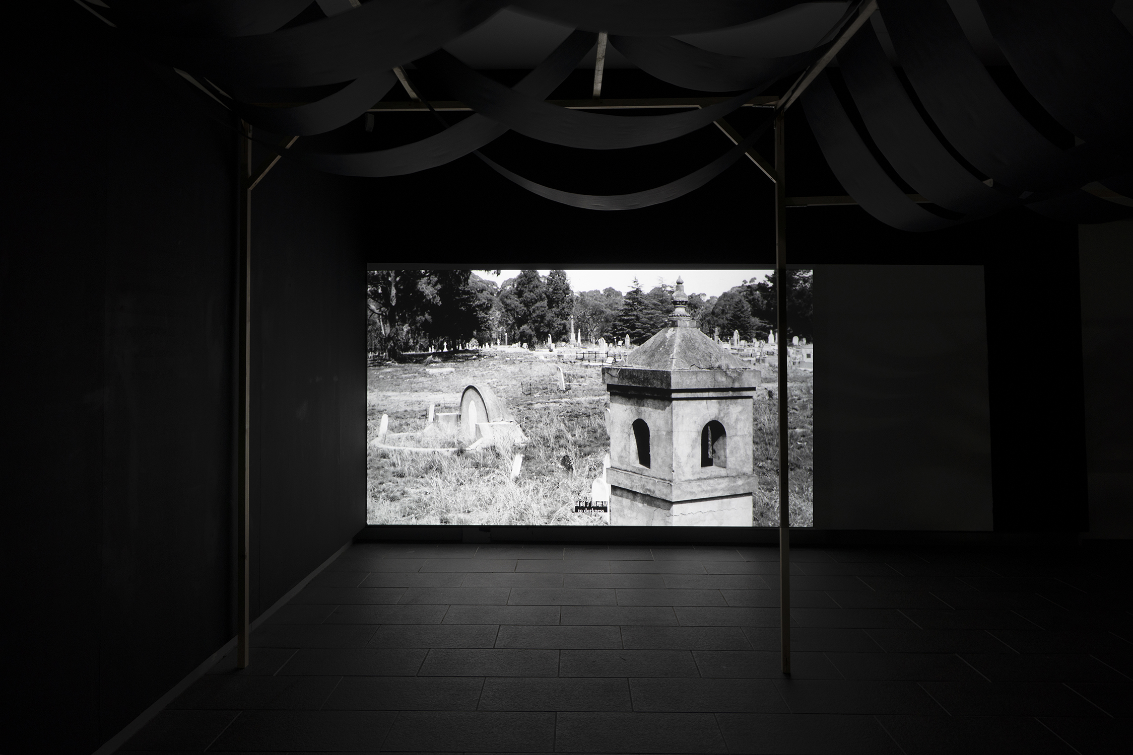 Open studio view at esea contemporary, courtesy of the artist.