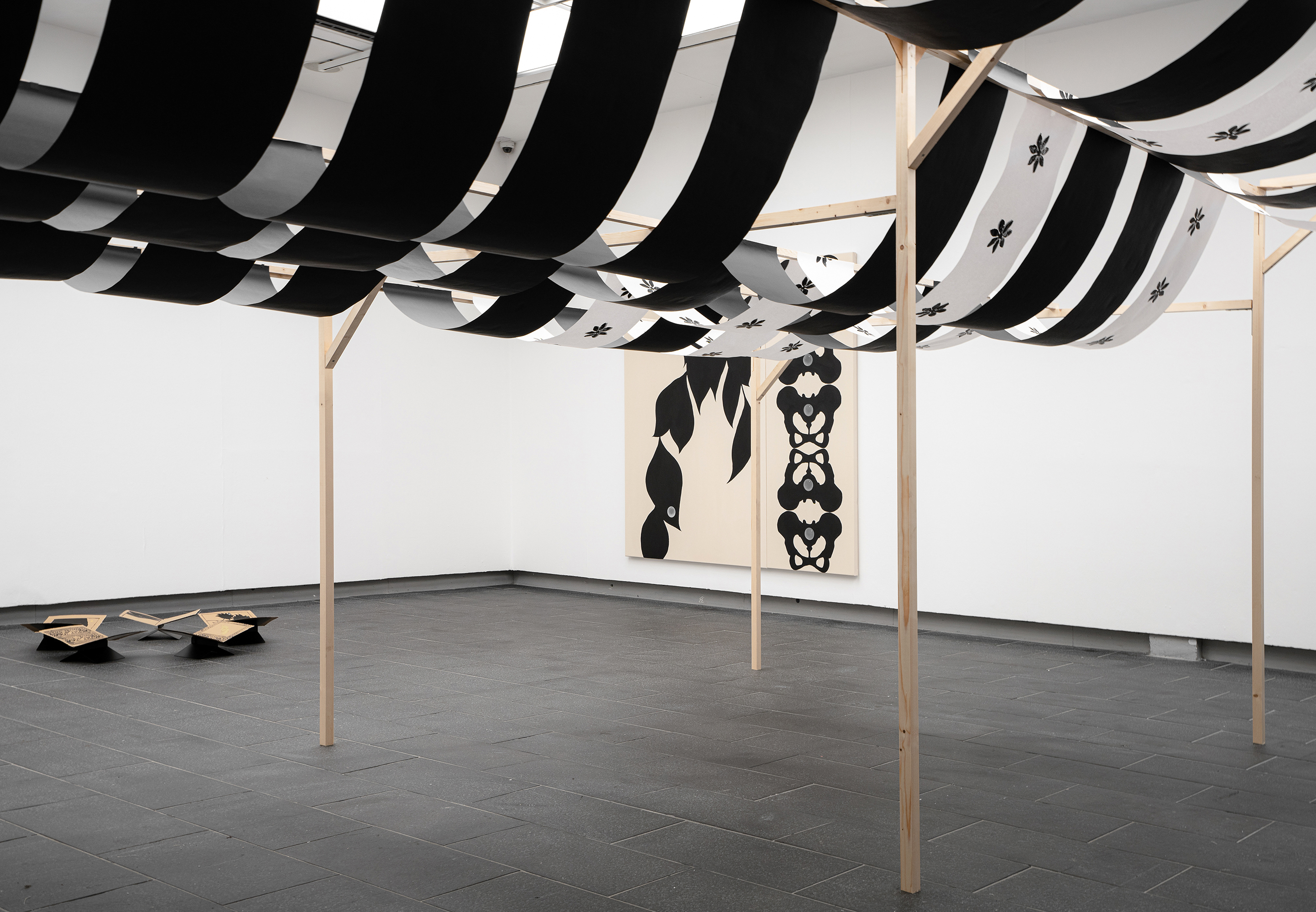 Open studio view at esea contemporary, courtesy of the artist.