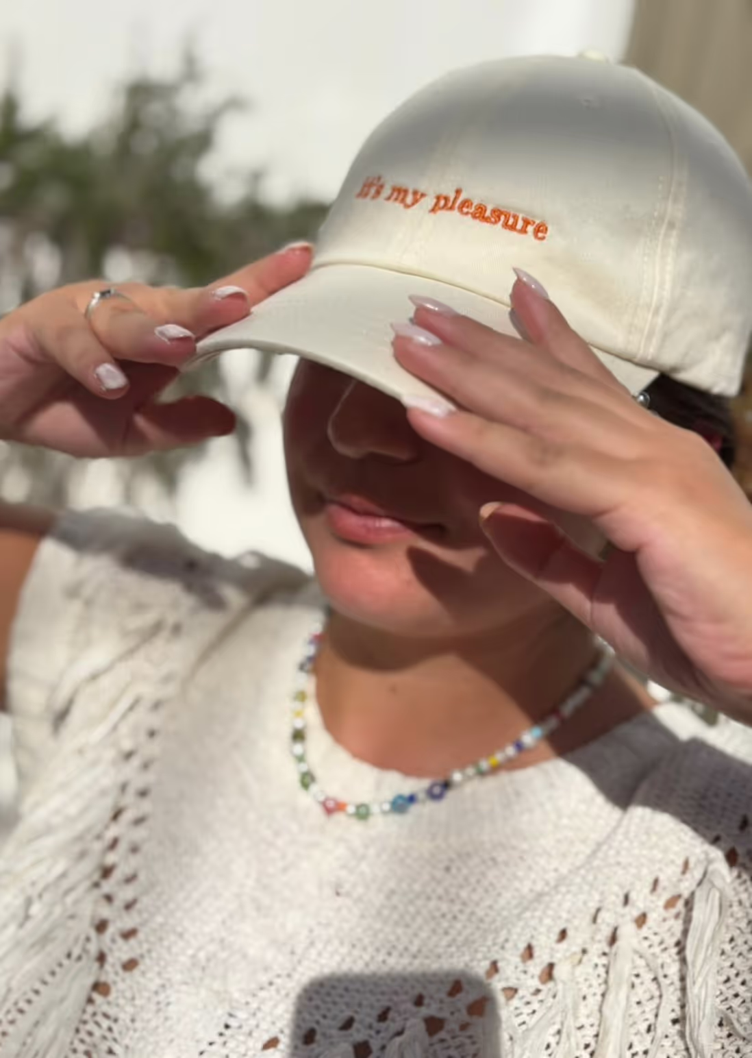 heyyoli it’s my pleasure cap woman