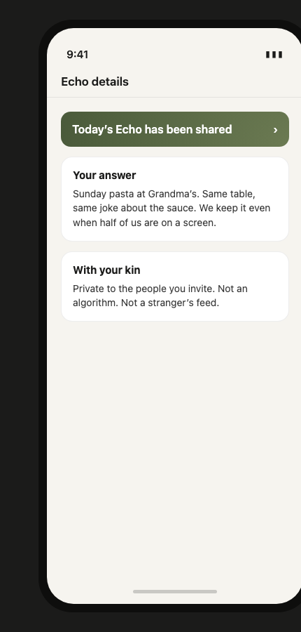 A shared answer