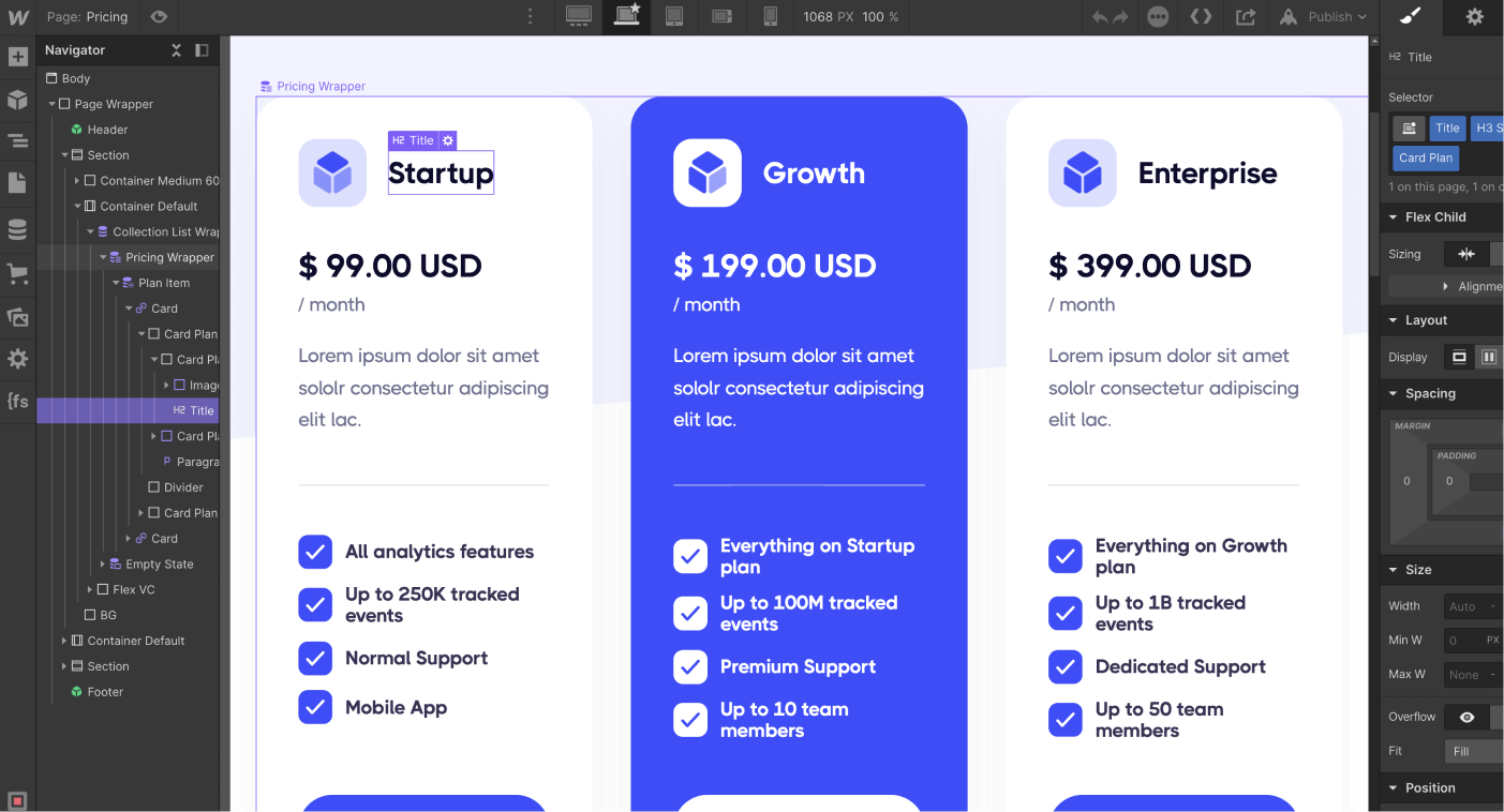eCommerce Products - Saasplex X Webflow Template