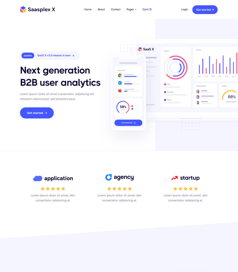 Home V3 - Saasplex X Webflow Template