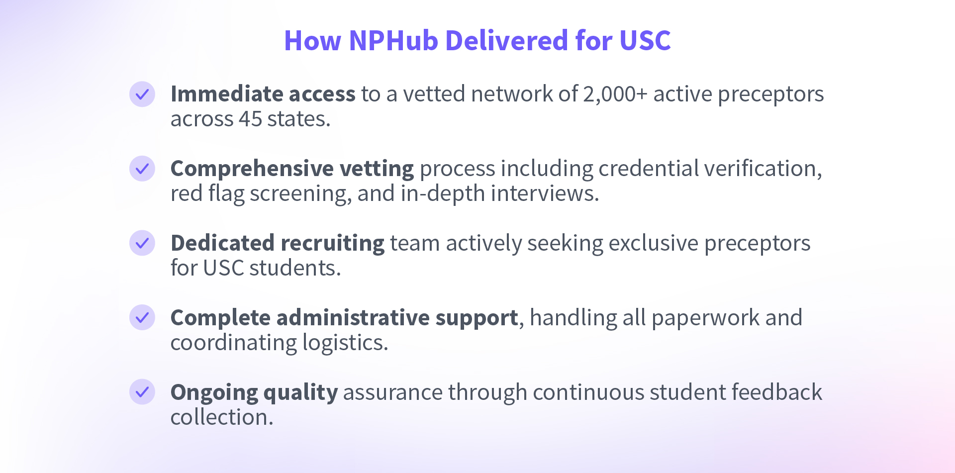 How NPHub Delivered for USC