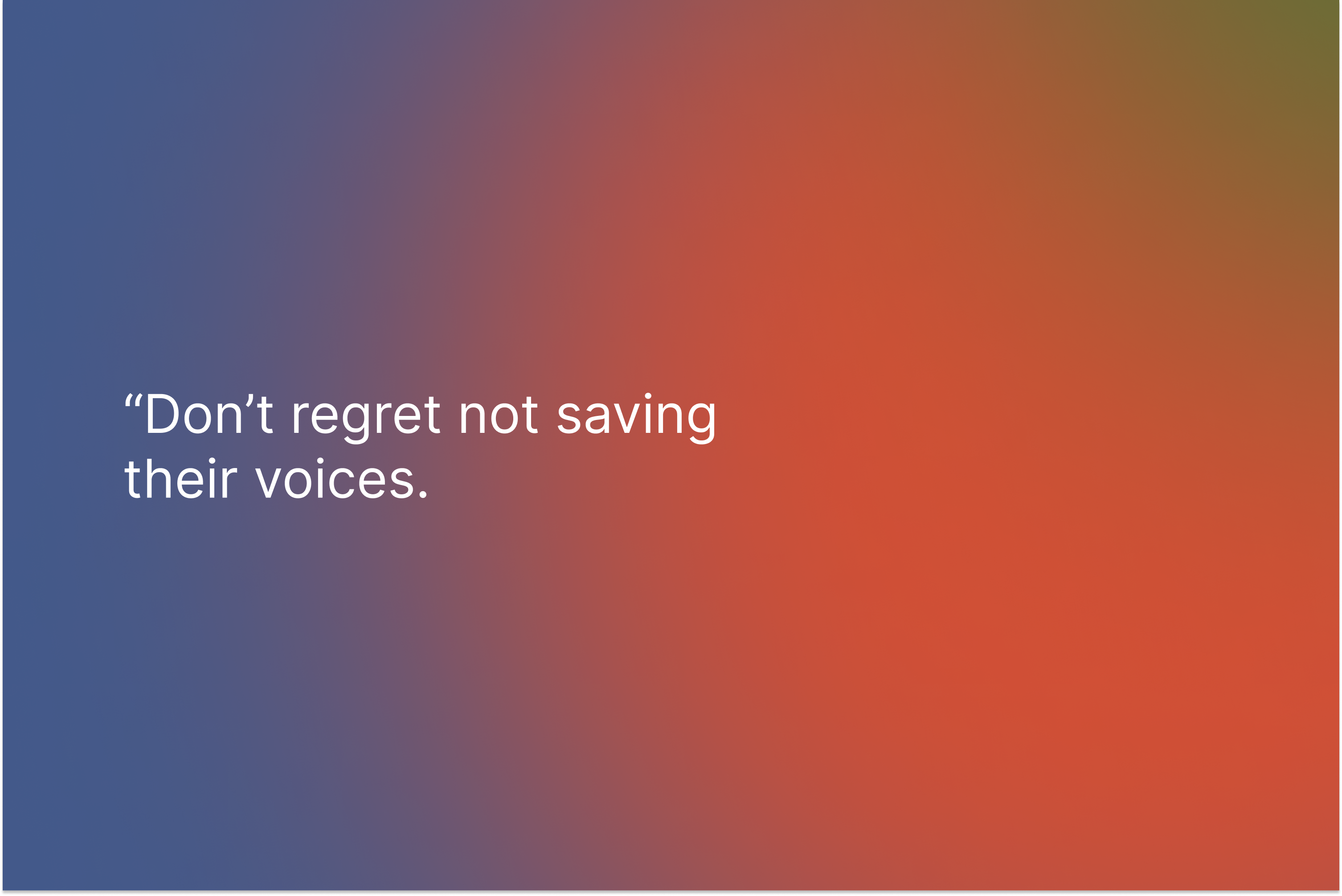Capture Your Parents' Life Stories Before It's Too Late