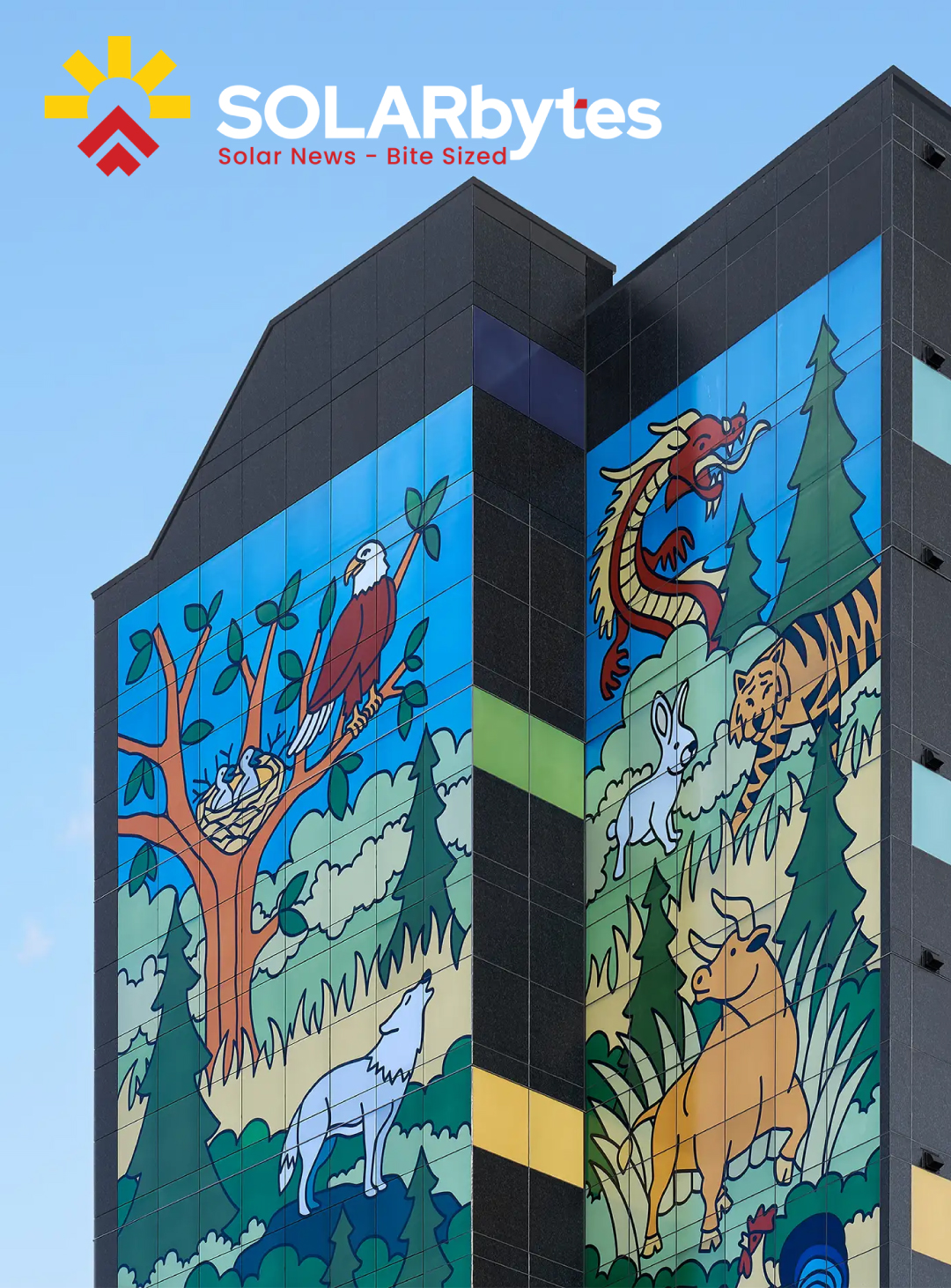 Mitrex sets world record for solar mural at Edmonton’s SunRise Residential