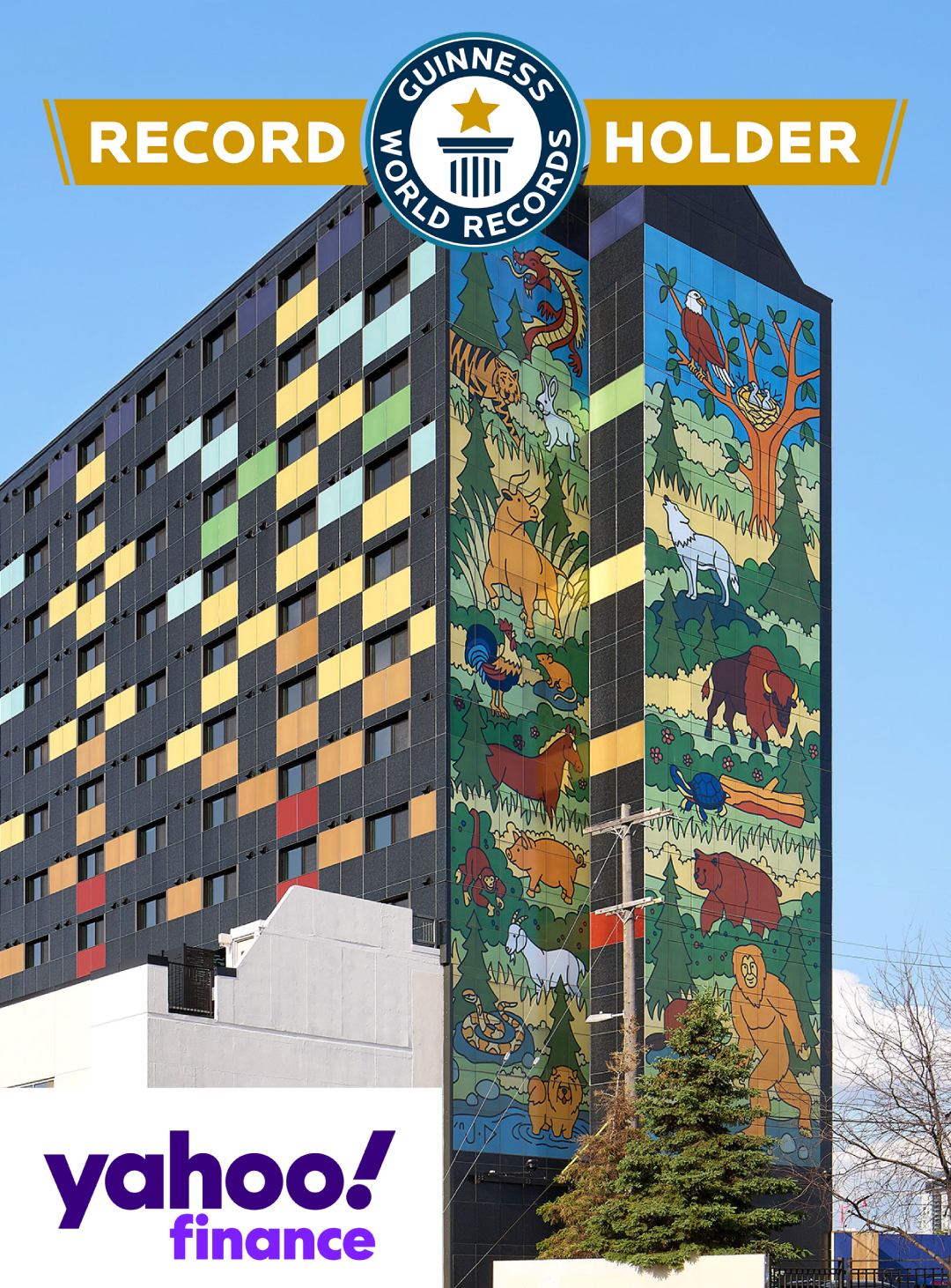 Mitrex Sets Guinness World Record with Largest BIPV Solar Panel Mural at SunRise Residential