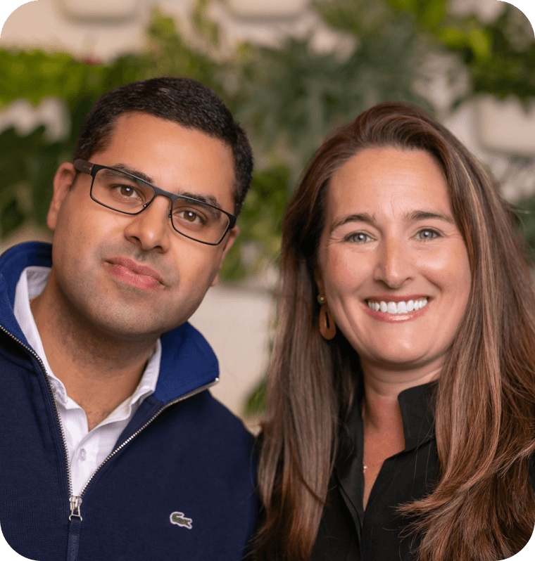 Image of Teal Health's Founders, Kara Egan and Ave Thakor