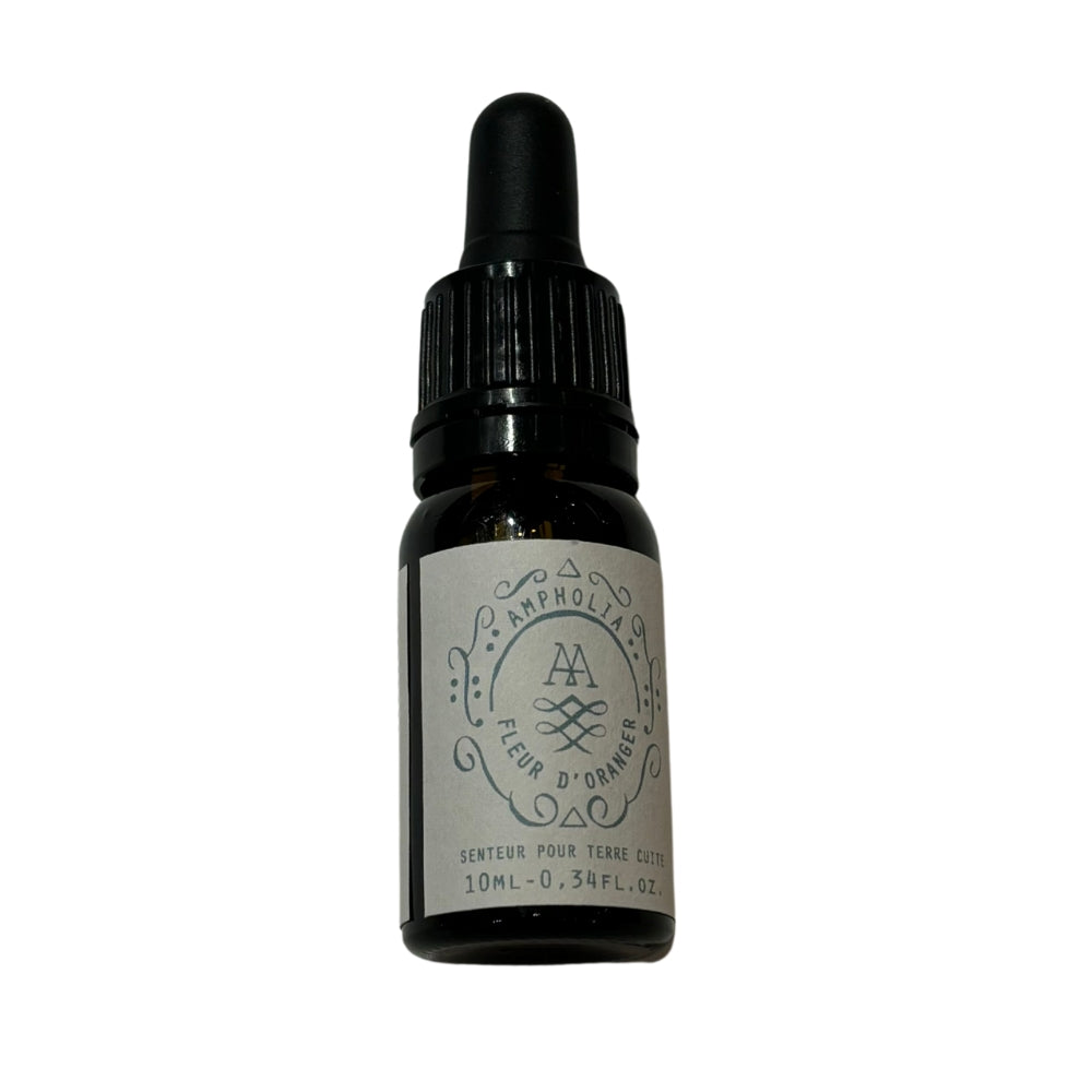 Flacon compte-gouttes d'extrait de fleur d'oranger 10 ml pour terre cuite
