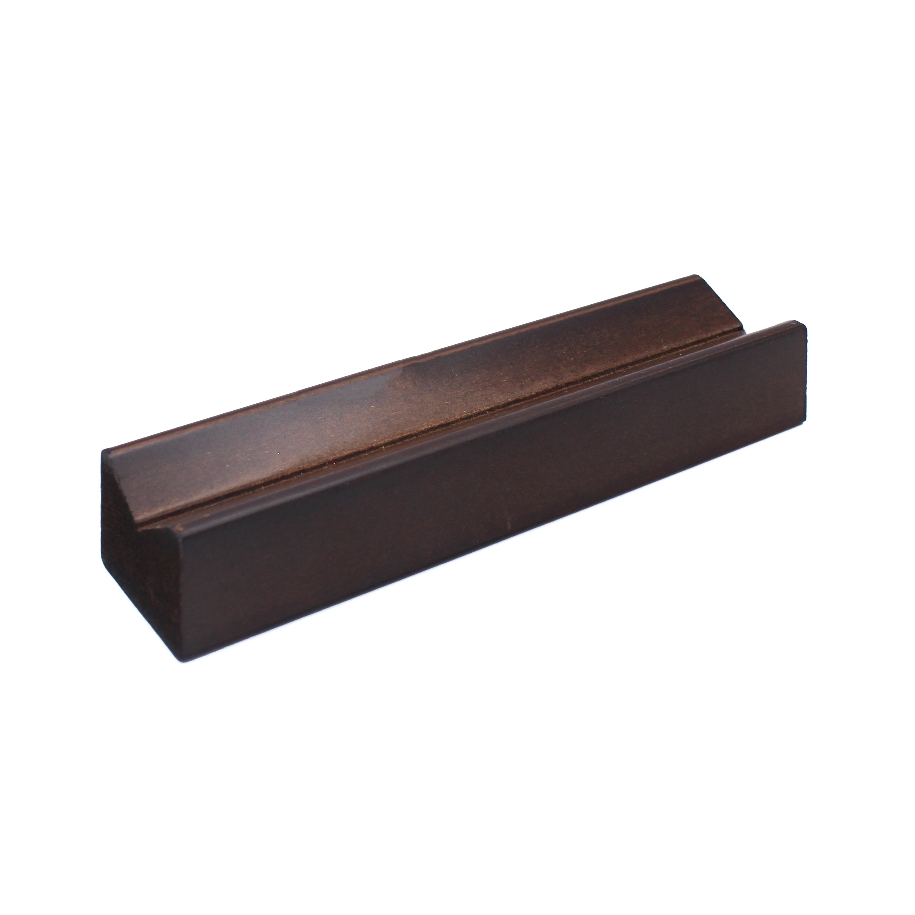 Support en bois brun pour kaléidoscope ou téléidoscope, forme rectangulaire