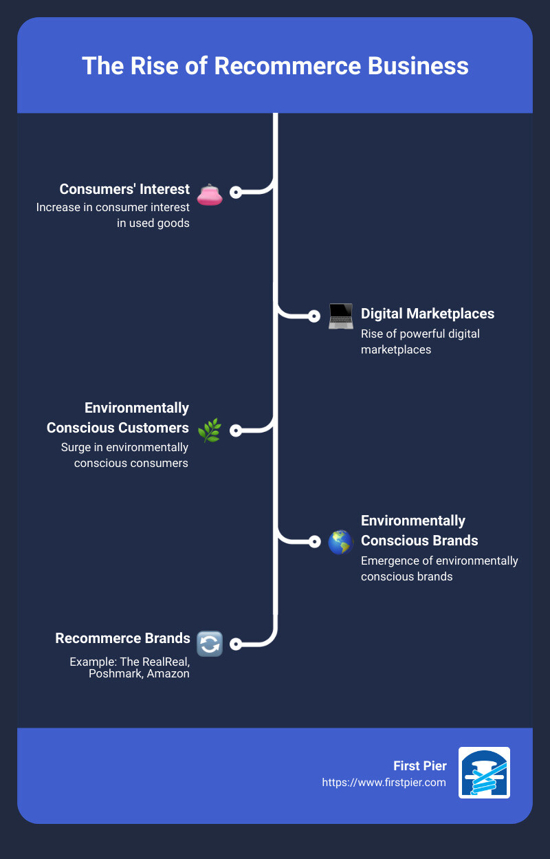 The Growth of Recommerce in Ecommerce - Recommerce infographic infographic-line-5-steps