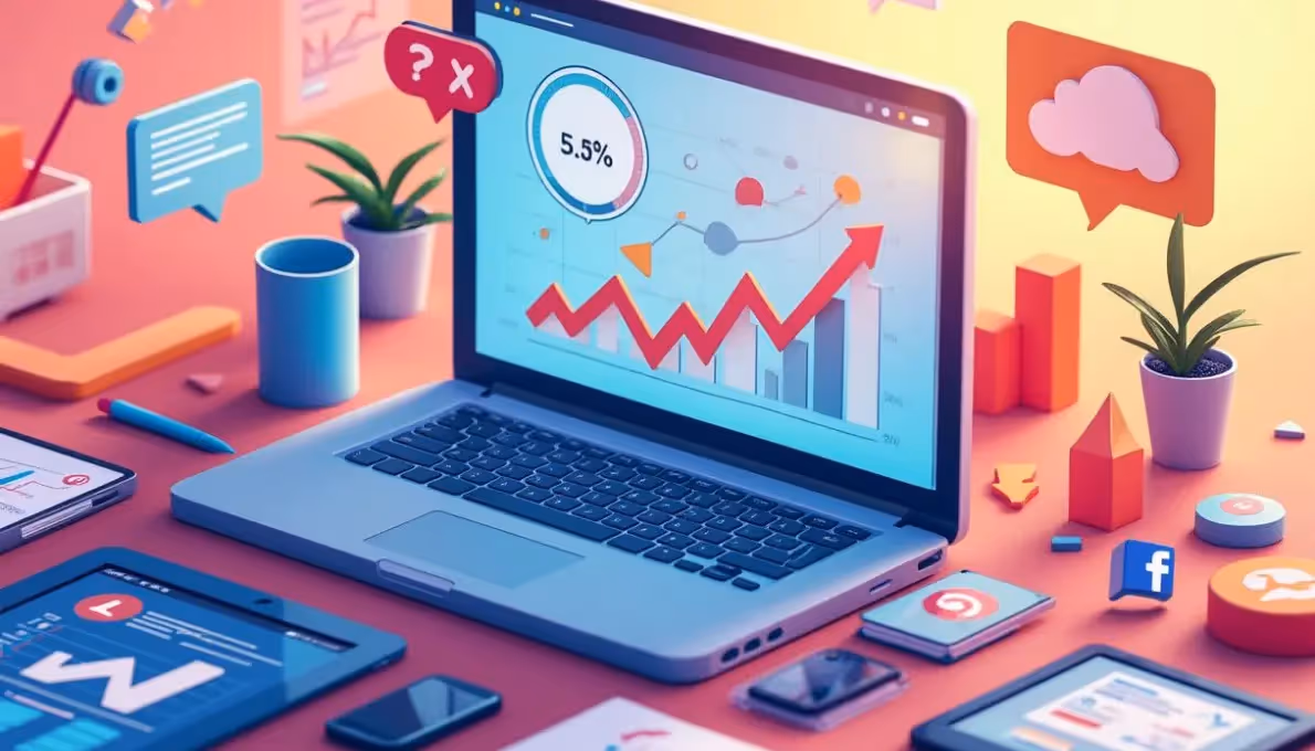 A laptop computer sitting on top of a desk