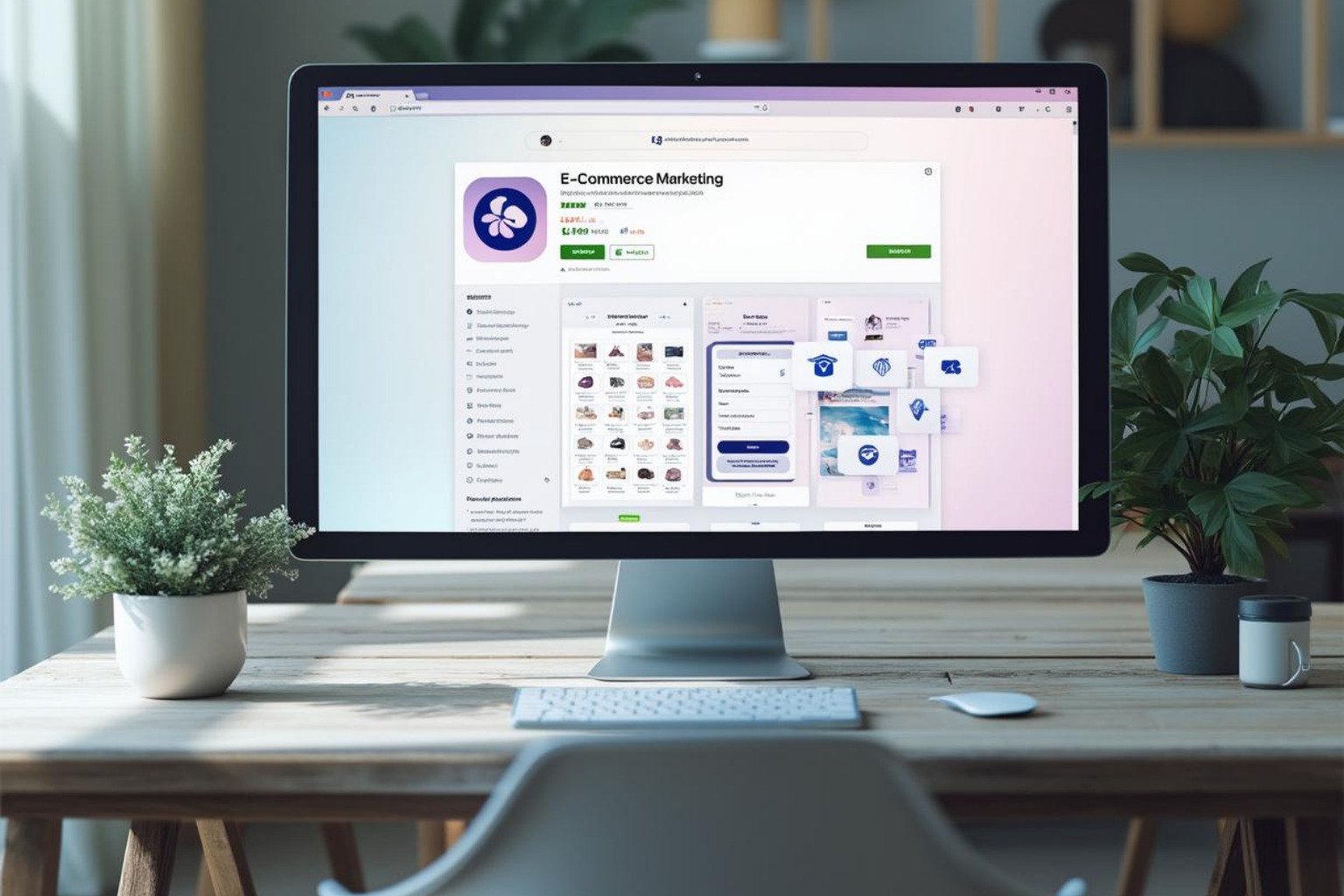 Klaviyo app page in the Shopify App Store - Shopify and Klaviyo integration