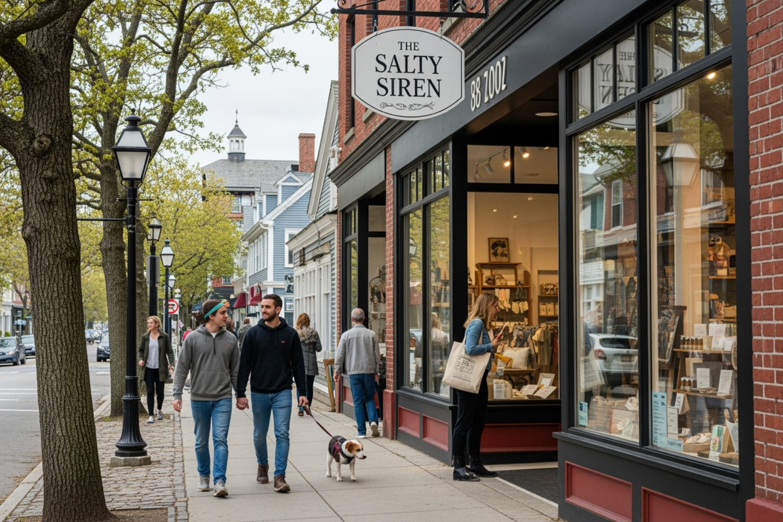 lively, modern storefront in a classic Maine town - shopify expert maine