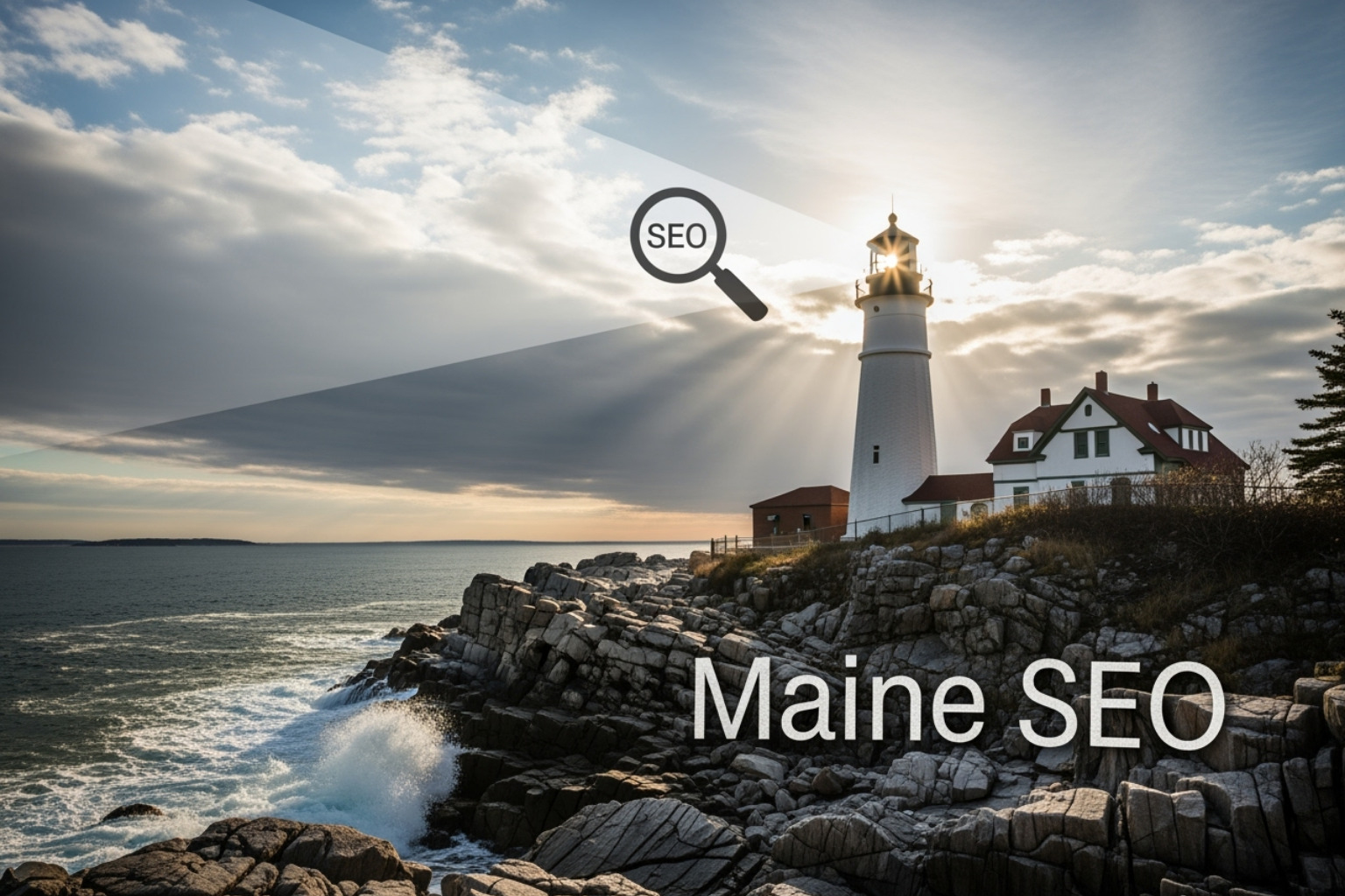 Image of a website's code with checkmarks - maine seo