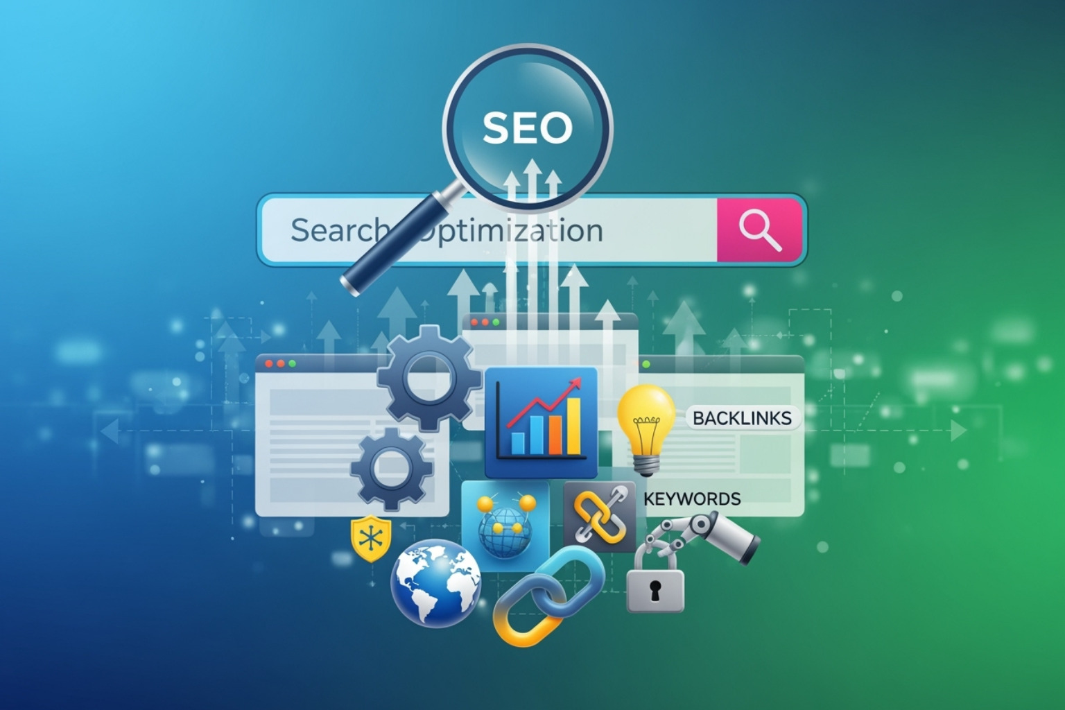 SERP result highlighting title link and snippet - how to improve search engine optimization